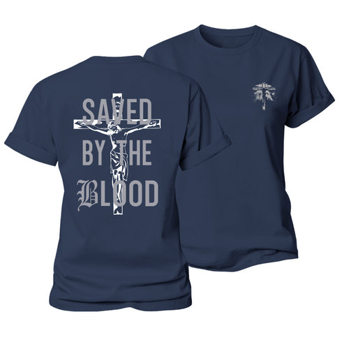 Women's Saved By Blood Cotton T-Shirt